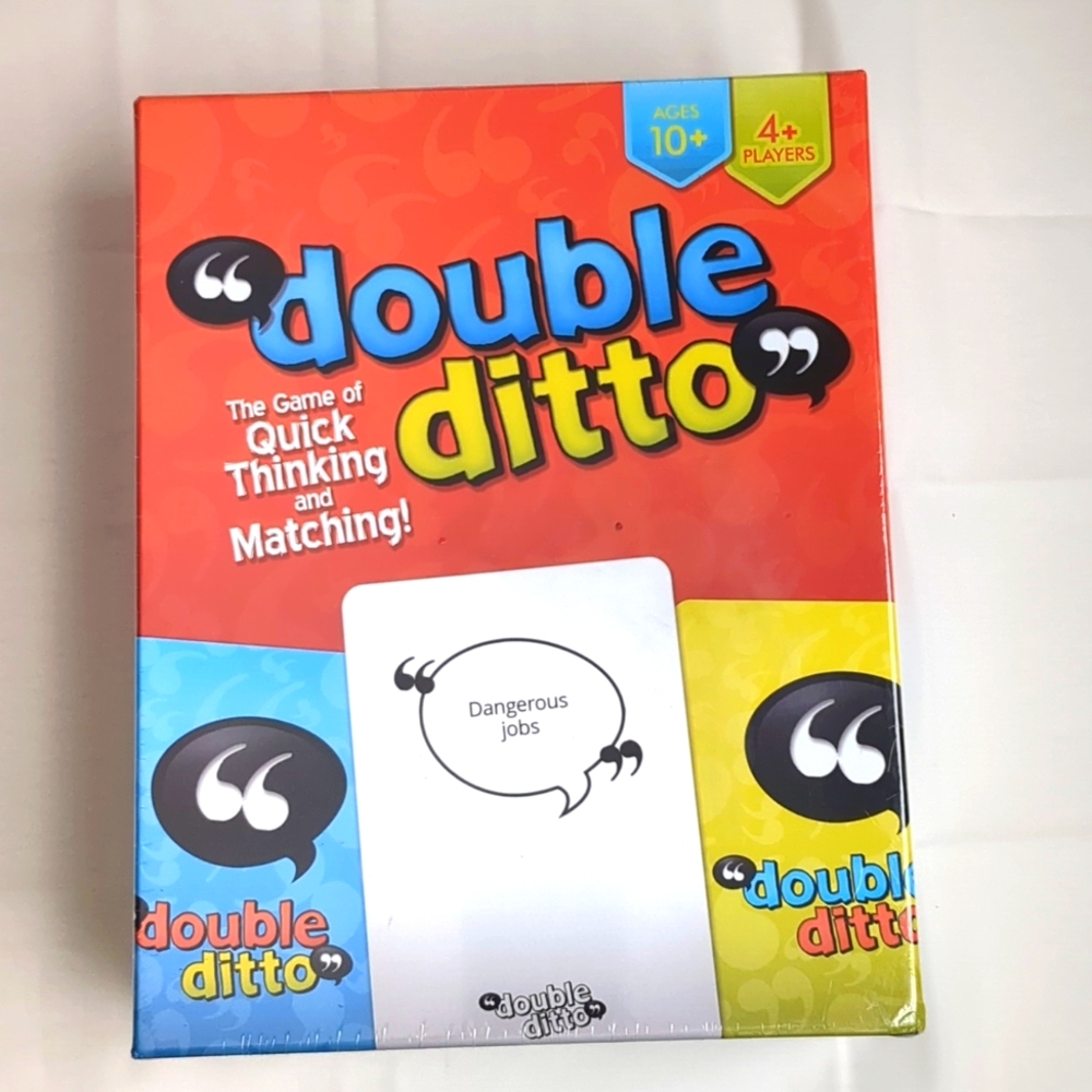 Double Ditto Board Game The Game Of Quick Thinking And Matching New Sealed